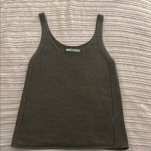 Women's Vince  Olive Knit Tank Top